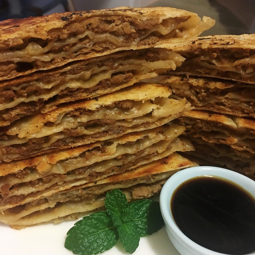 【千层牛肉饼】