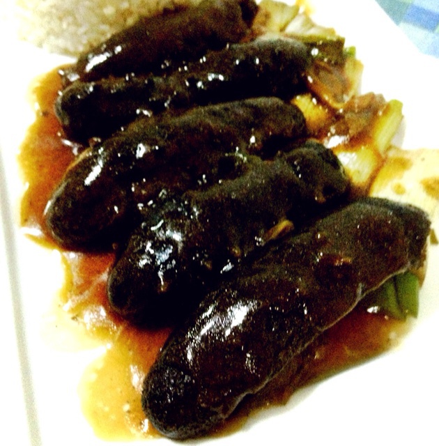 家庭版葱烧海参