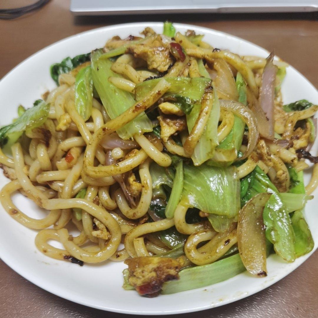 绝啊！炒乌冬面