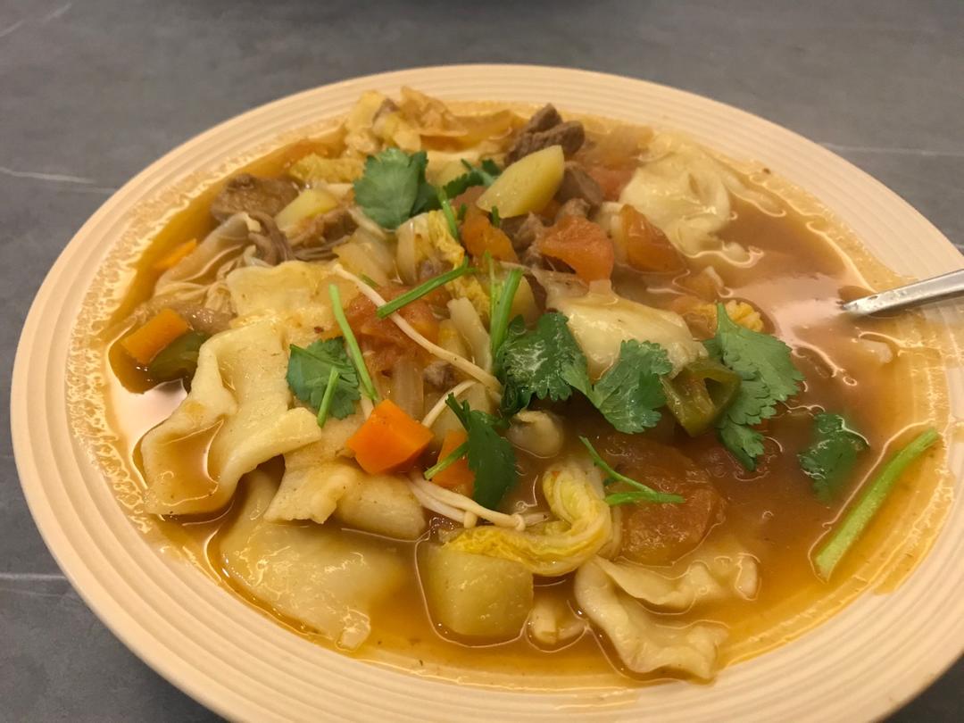 新疆羊肉汤饭