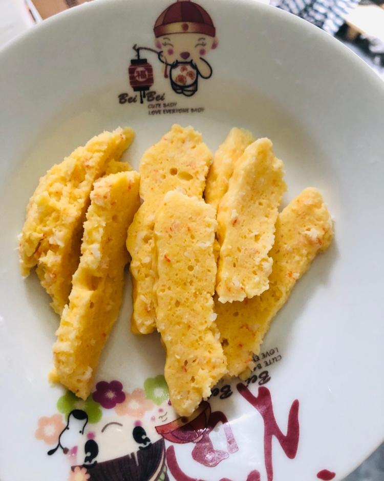 宝宝10个月辅食：妈妈都觉得好吃的虾仁蒸糕