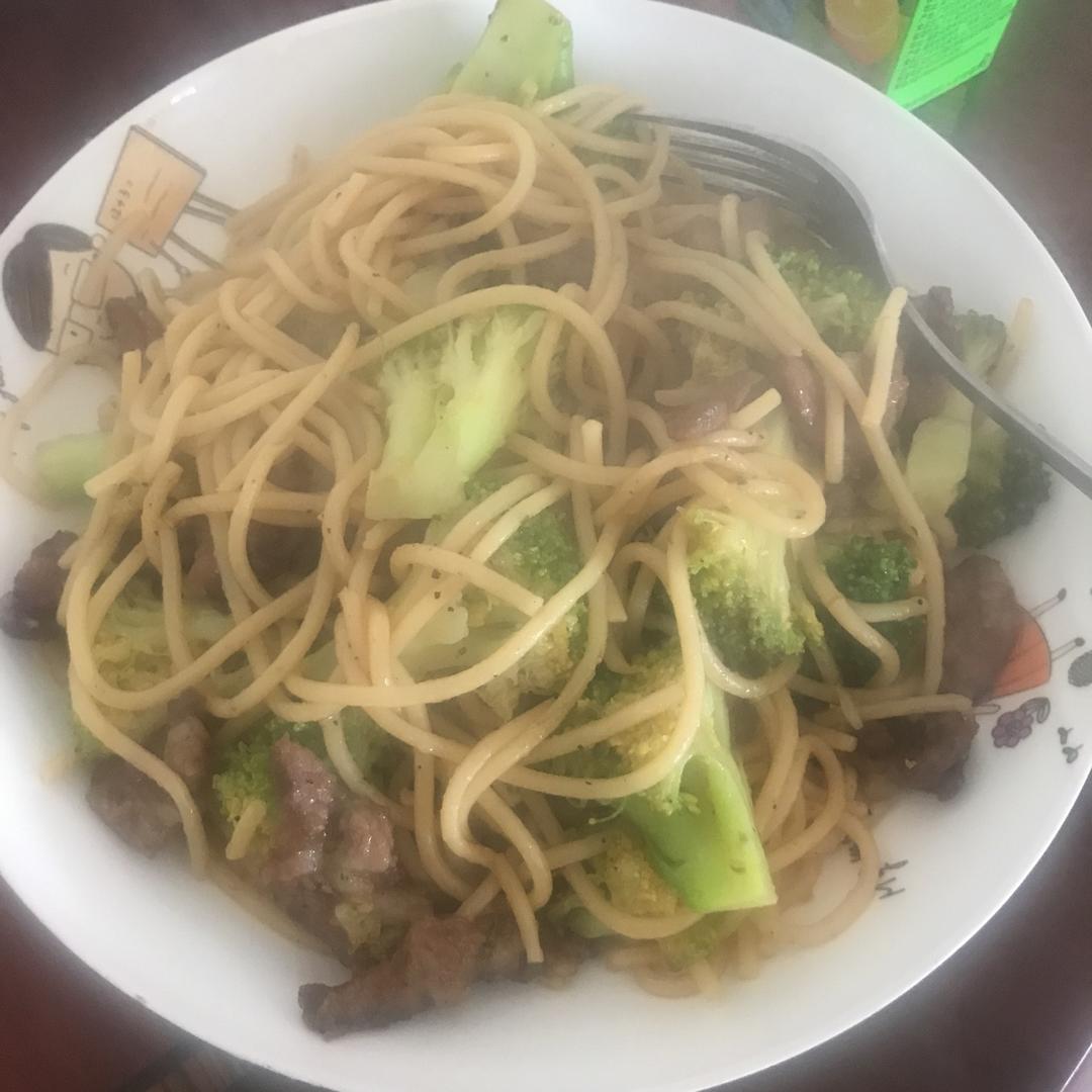 黑椒牛柳意面