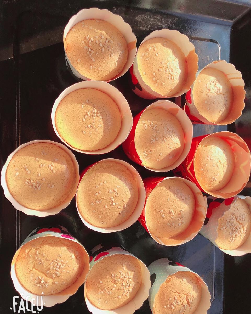 纸杯蛋糕 8寸戚风蛋糕的量