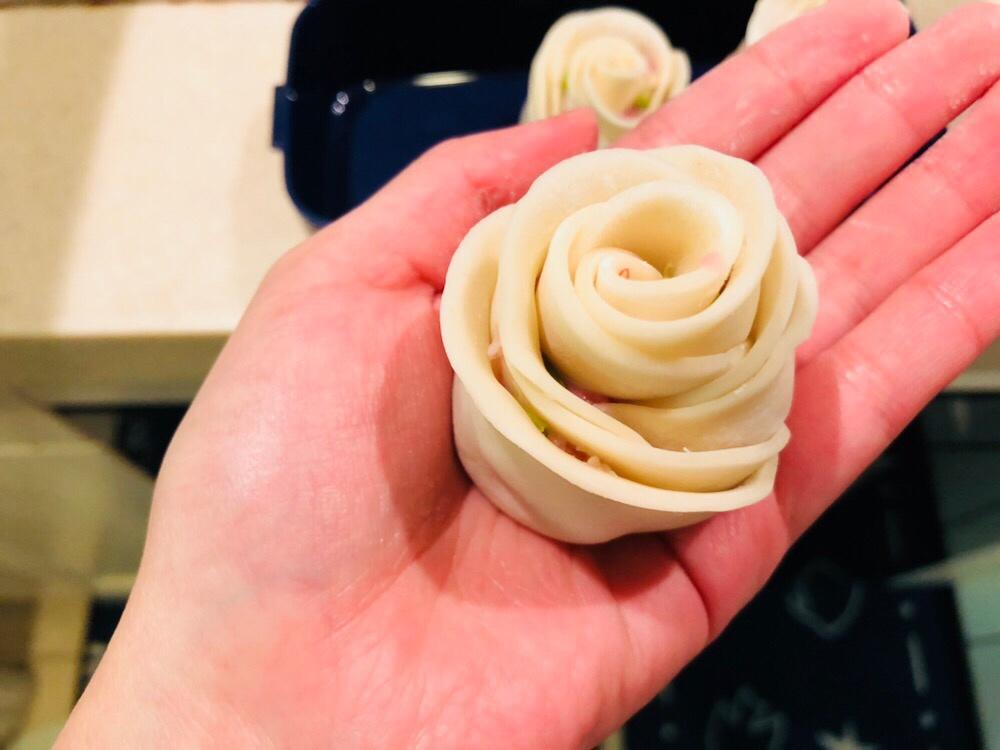 玫瑰花饺子