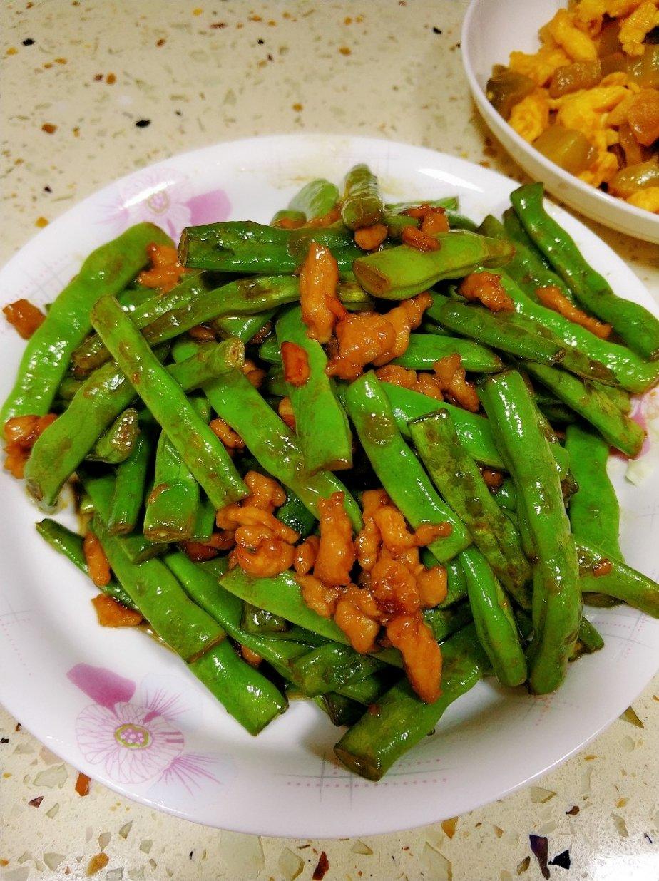 豆角炒肉