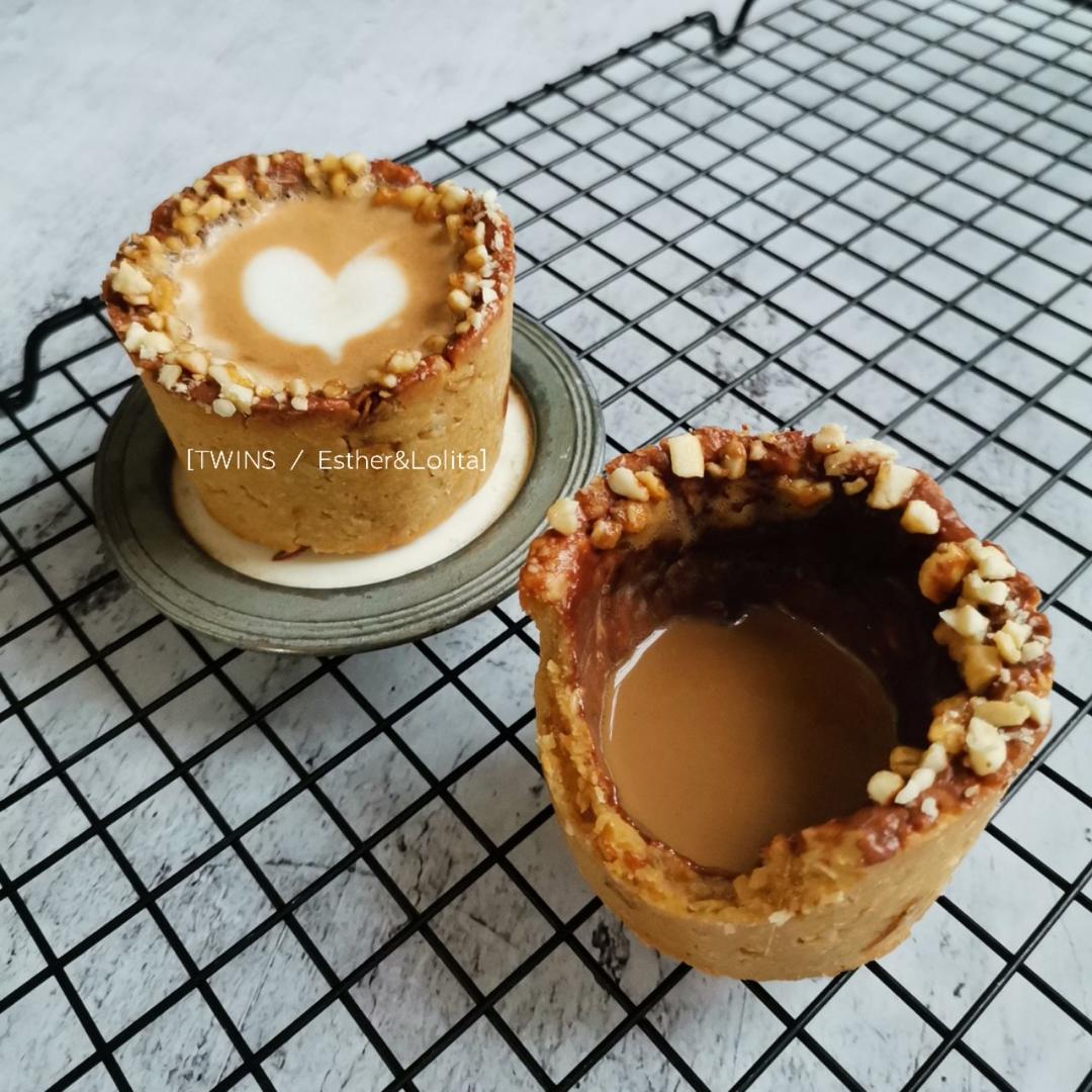 坚果黑巧克力曲奇牛奶杯 Milk-and-Cookie Shots