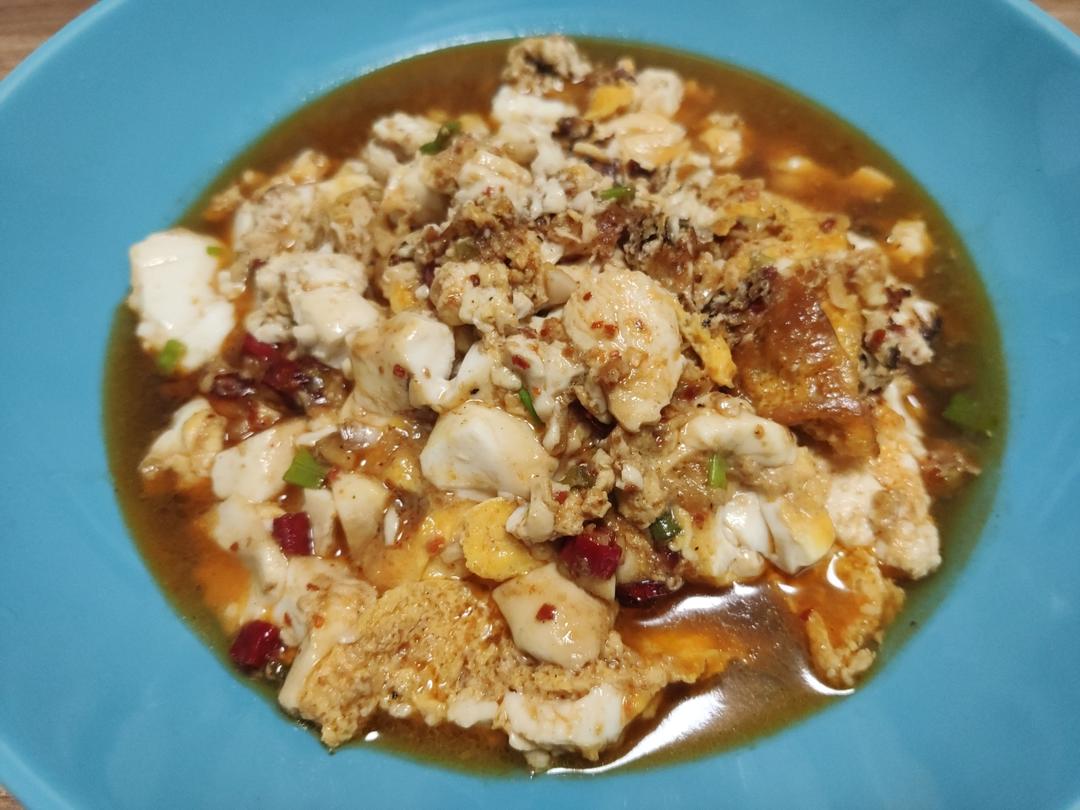 鸡蛋抱内脂豆腐