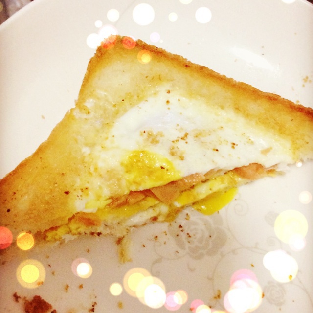 芝士火腿蛋土司