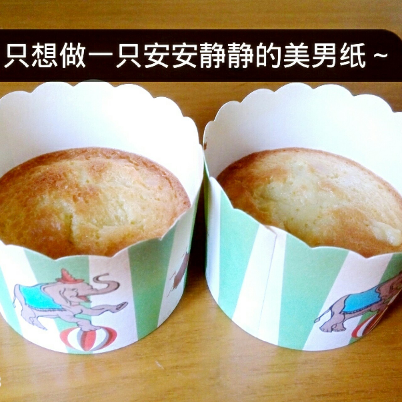 不会回缩的纸杯蛋糕--海氏烤箱定制