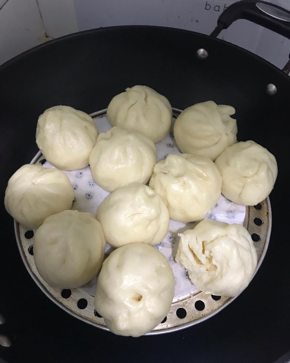 椰蓉馅蒸包