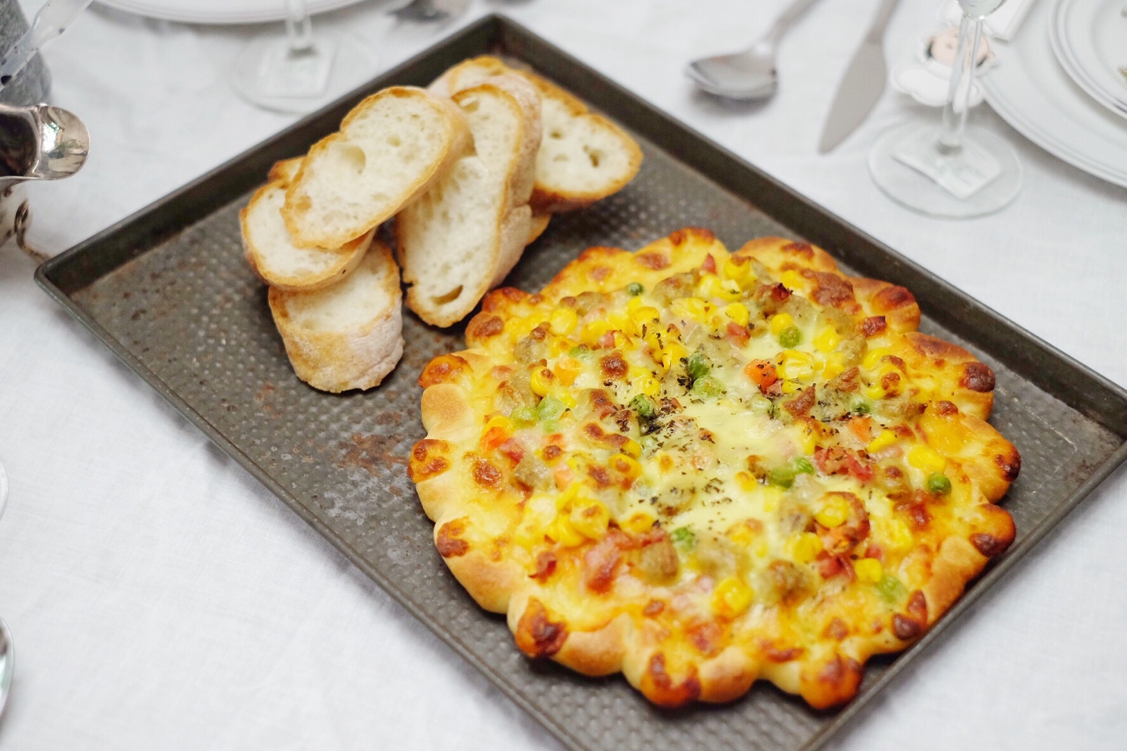 荤食芝心披萨#厨友社第十二期 | 最简单的西餐#的做法