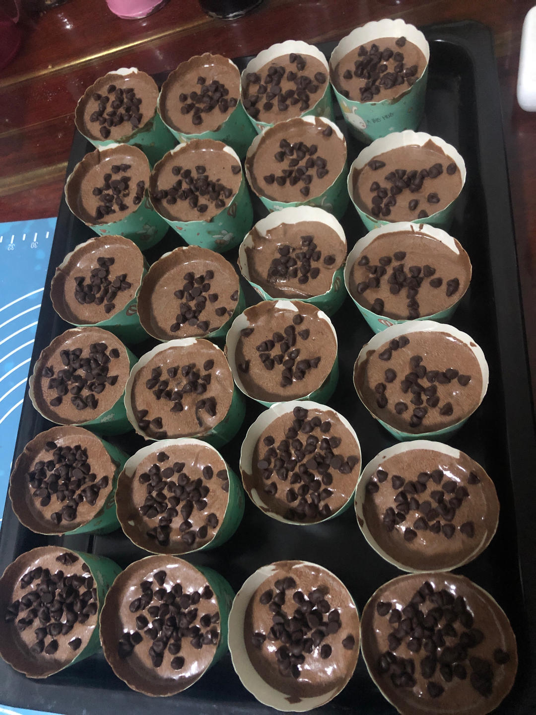 浓郁巧克力马芬