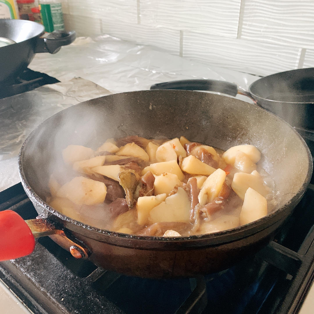 土豆炖茄子