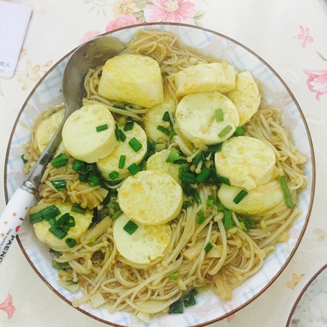超级下饭菜--金针菇日本豆腐