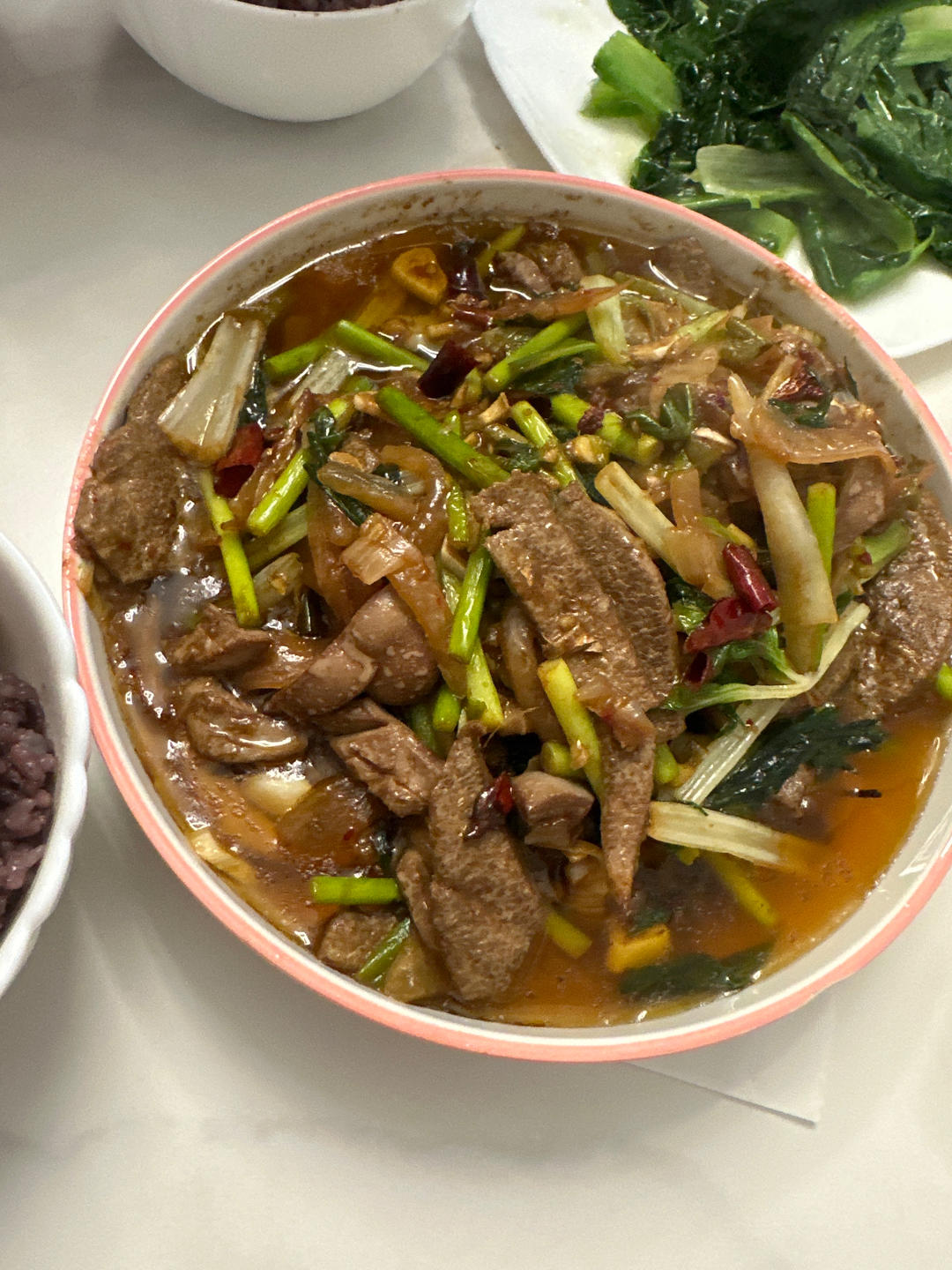 泡椒肝腰合炒