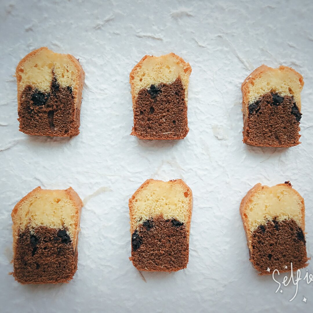 抹茶黑豆之双色磅蛋糕<熊谷裕子>