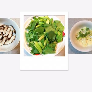蚝油香菇青菜的做法 步骤1