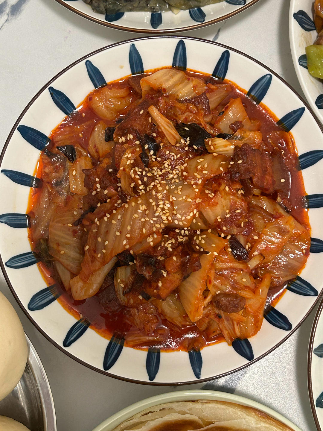 辣白菜炒五花肉