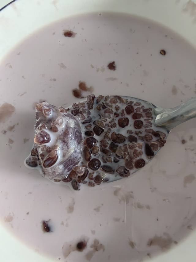 紫米红豆西米椰奶露