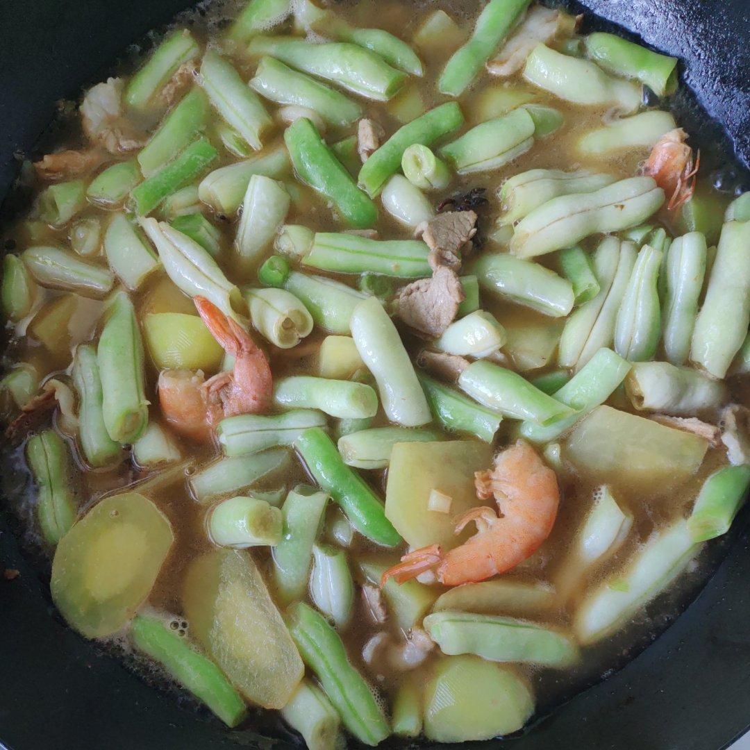 家常菜 土豆焖豇豆