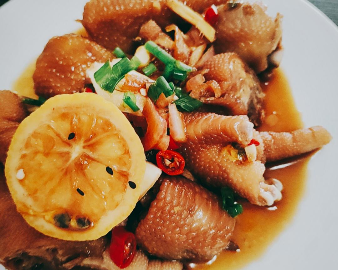 酸辣柠檬凤爪的做法