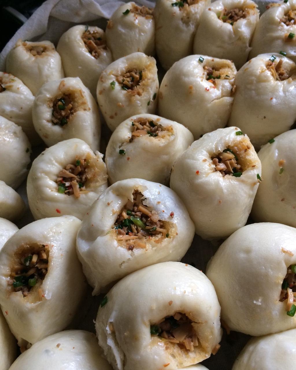 a优伊宝贝做的龙游葱花馒头