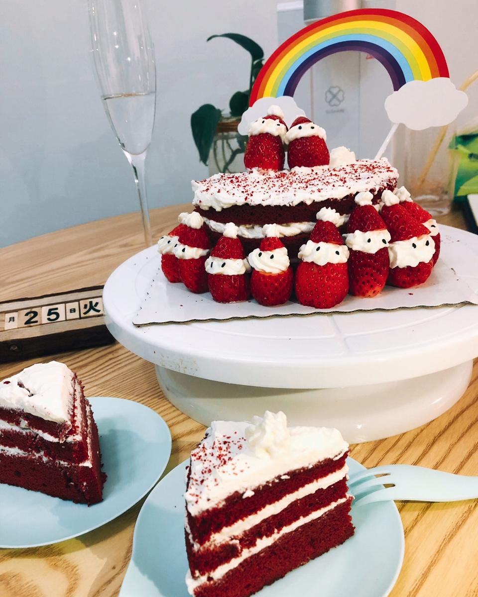 红丝绒裸蛋糕（戚风）