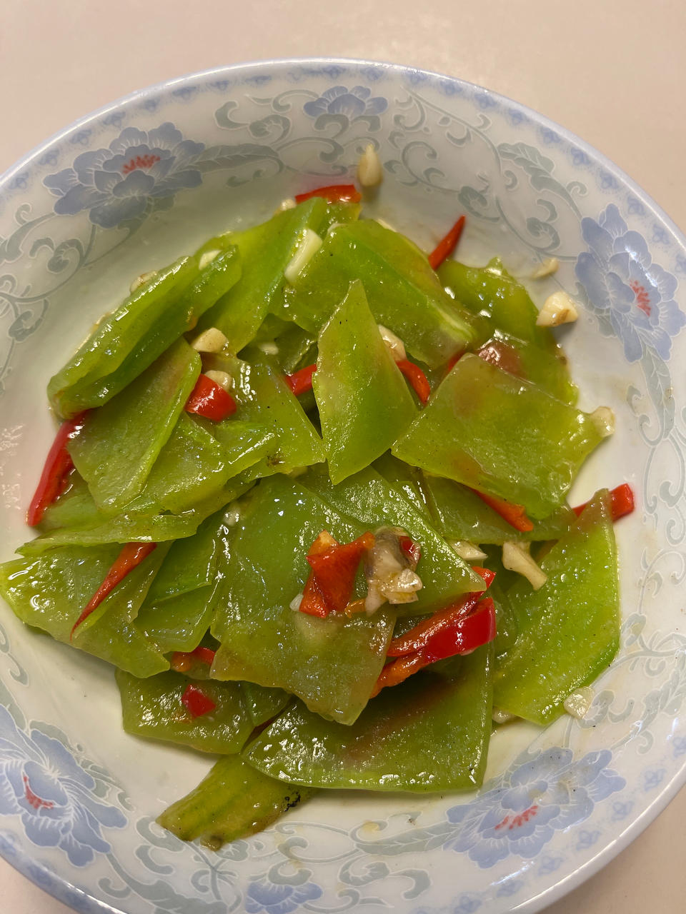 清炒莴笋