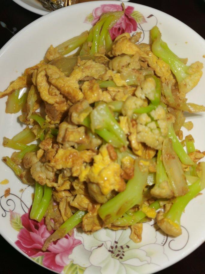 [补血菜谱]花菜炒蛋