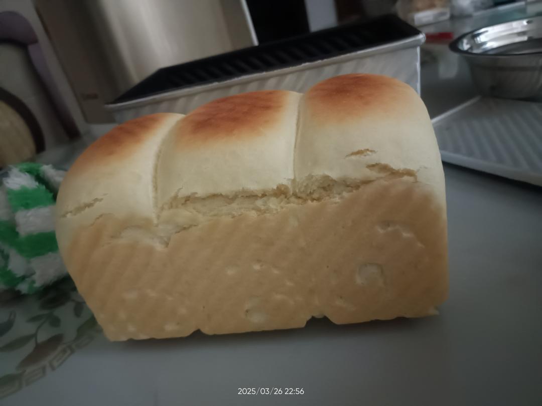 中筋面粉手揉之拉丝的汤种酸奶小餐包，新手也可以的方子