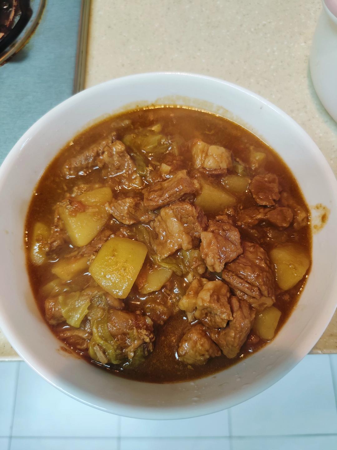 牛肉番茄炖土豆