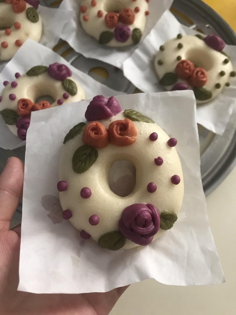 「原创」让你心动的甜甜圈馒头