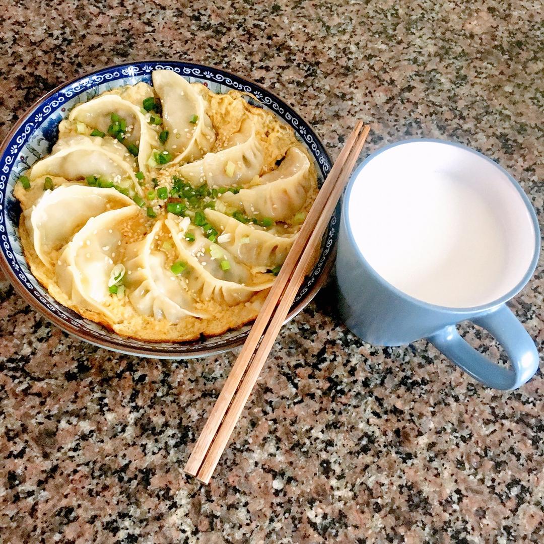 懒人快手抱蛋煎饺