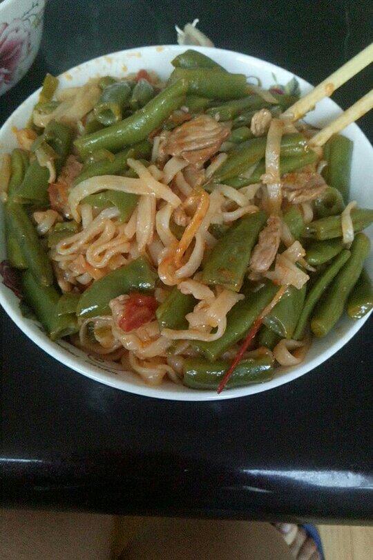 豆角焖面