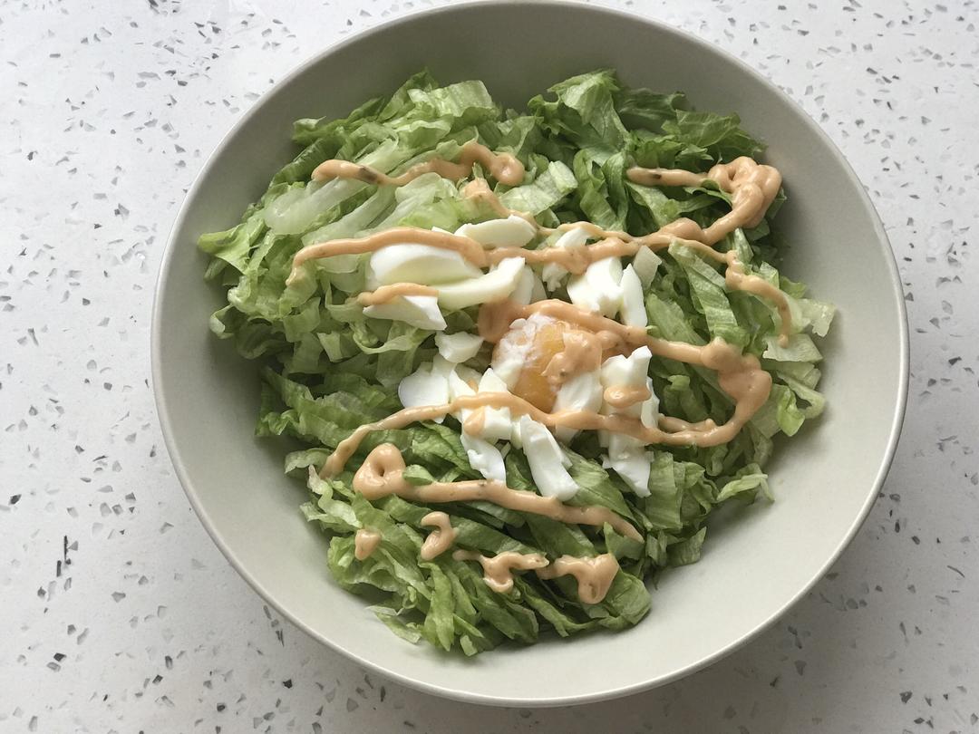 生菜鸡蛋沙拉🥗