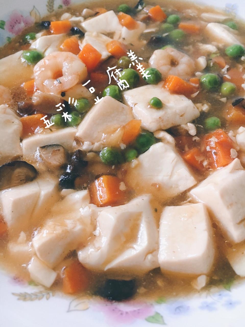 五彩豆腐羹