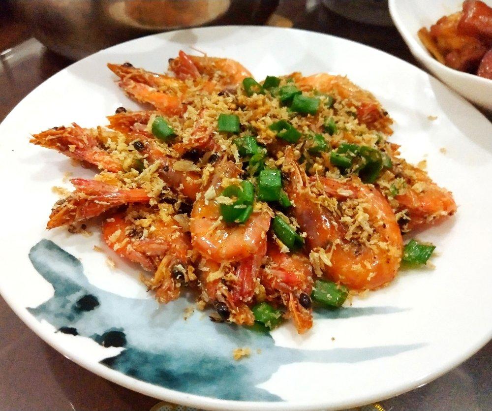 避风塘炒虾