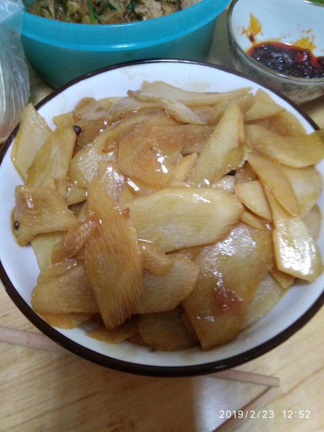 素炒山药片