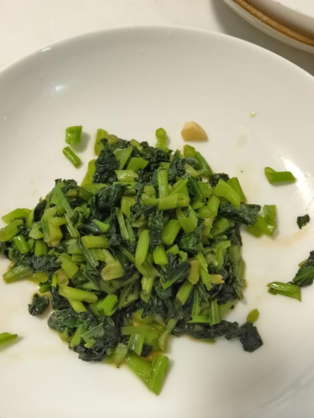 清炒鸡毛菜 清炒各种绿色