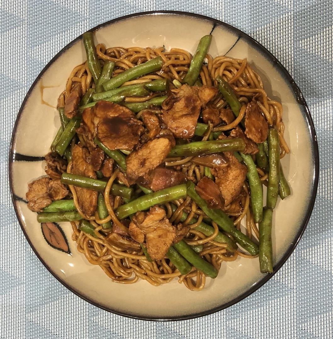 家常豆角焖面
