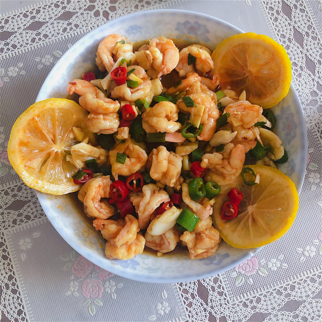泰式柠檬虾
