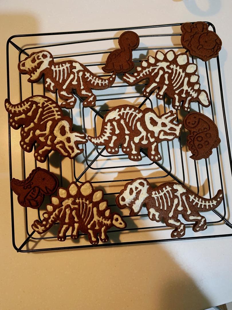 恐龙化石饼干（平整饼干底）