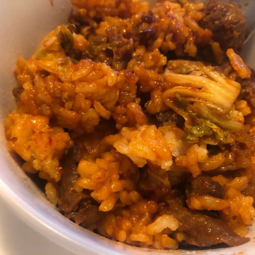 泡菜肥牛炒饭