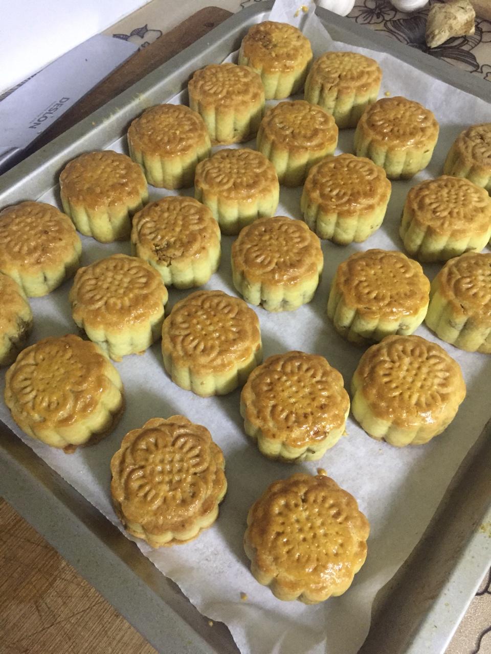 五仁月饼～不用转化糖浆的版本