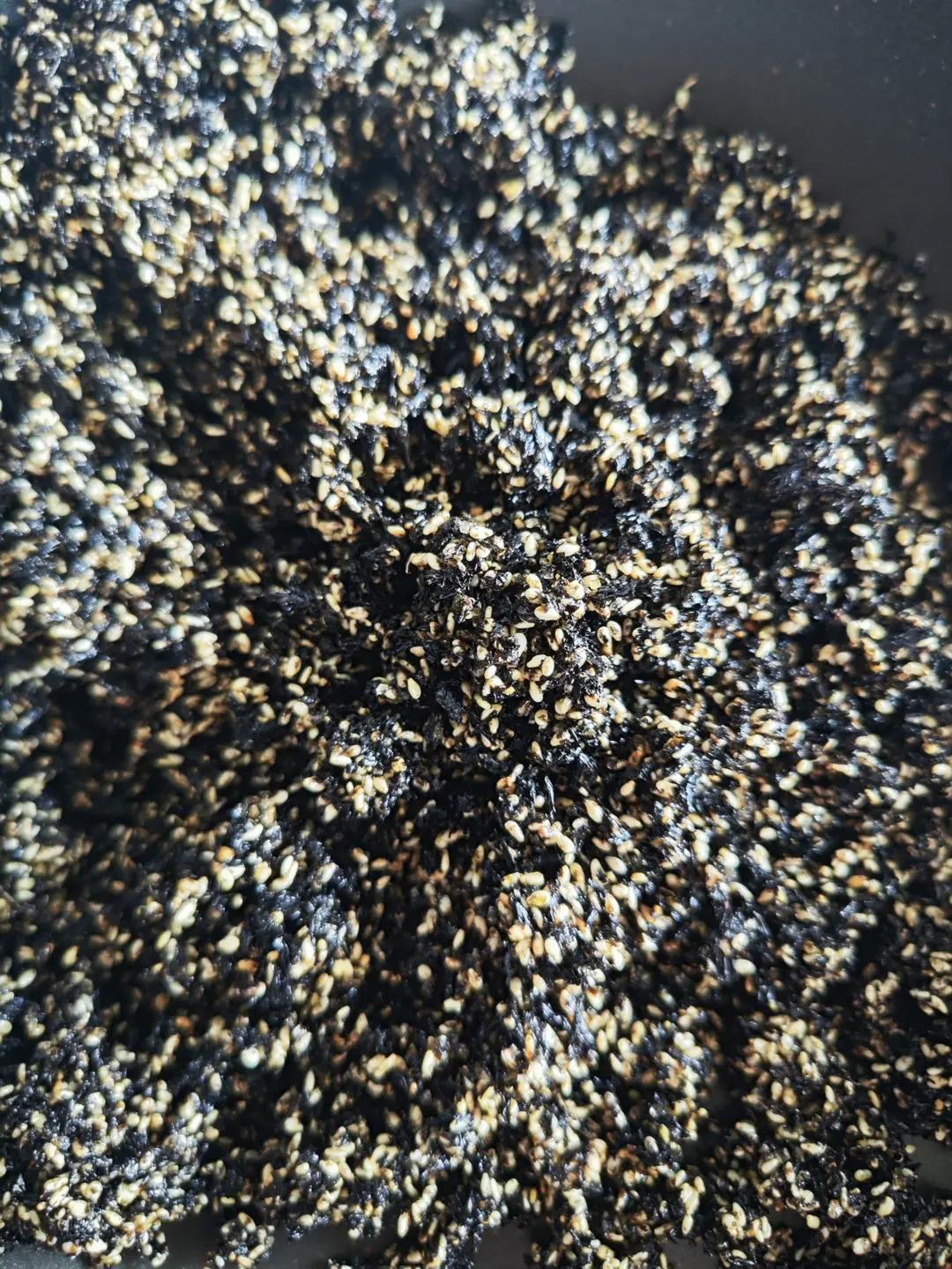 用紫菜做海苔【芝麻海苔碎】超级简单