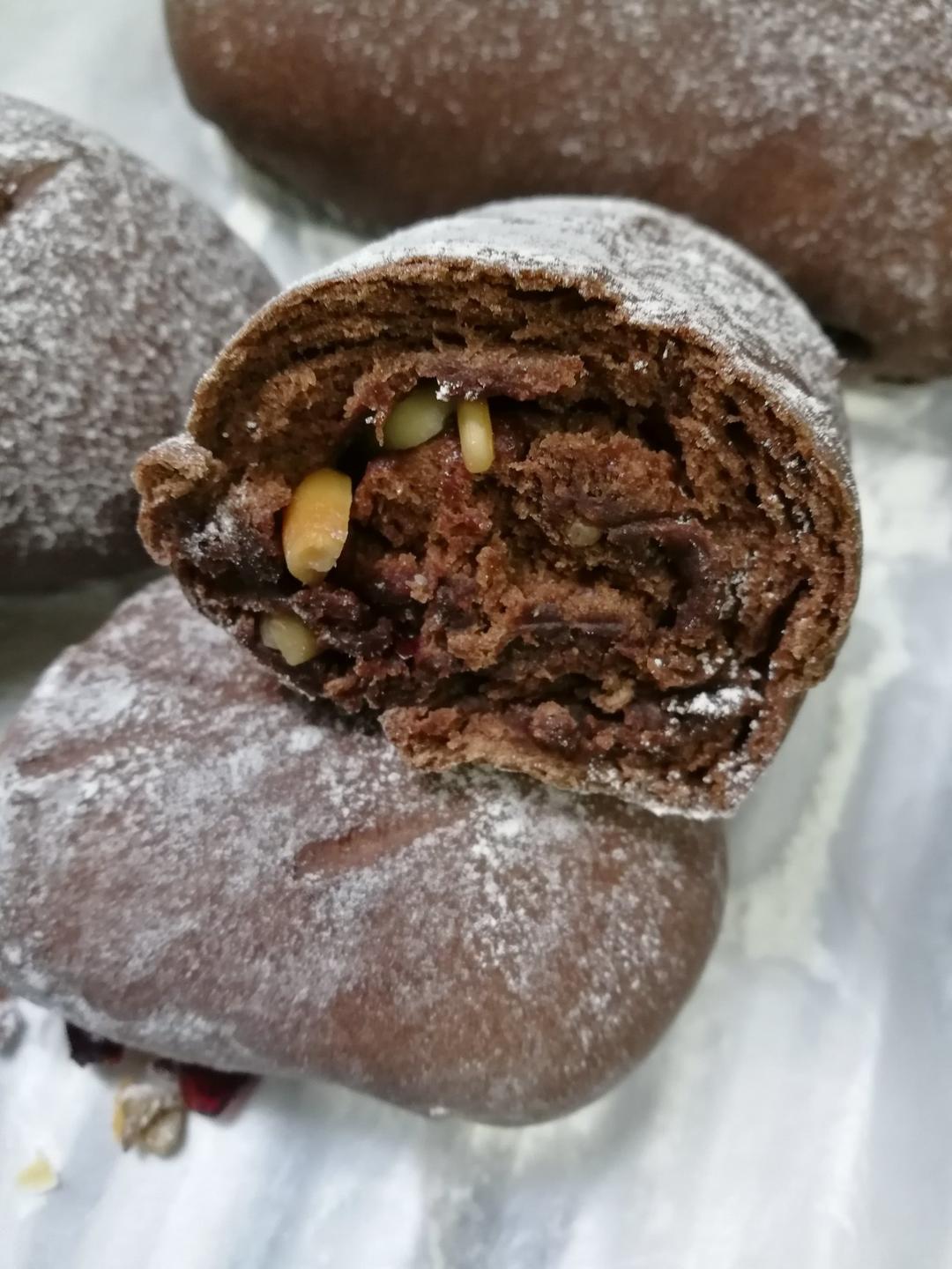 麻薯核桃夹心软欧包