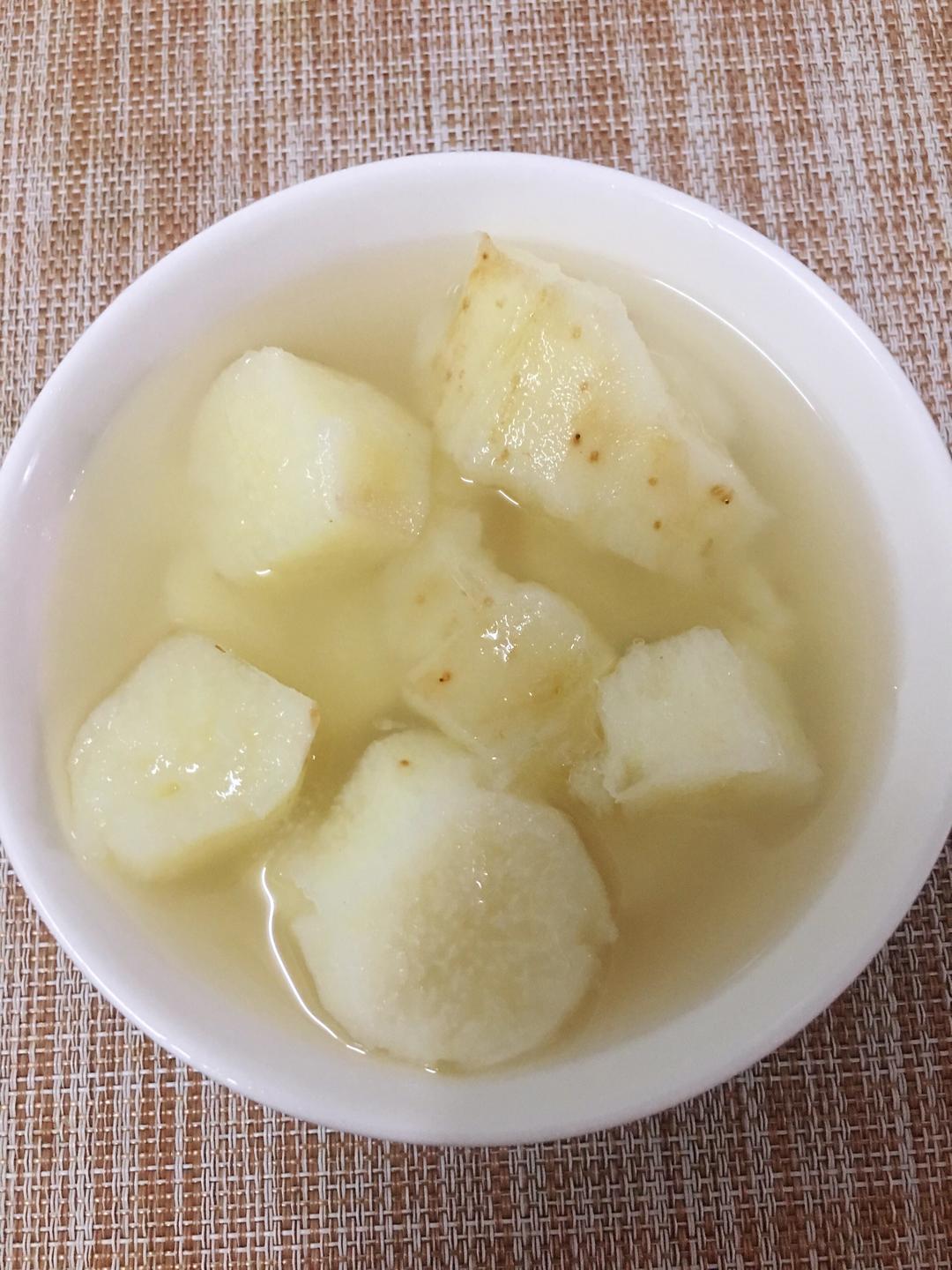 毛薯糖水的做法