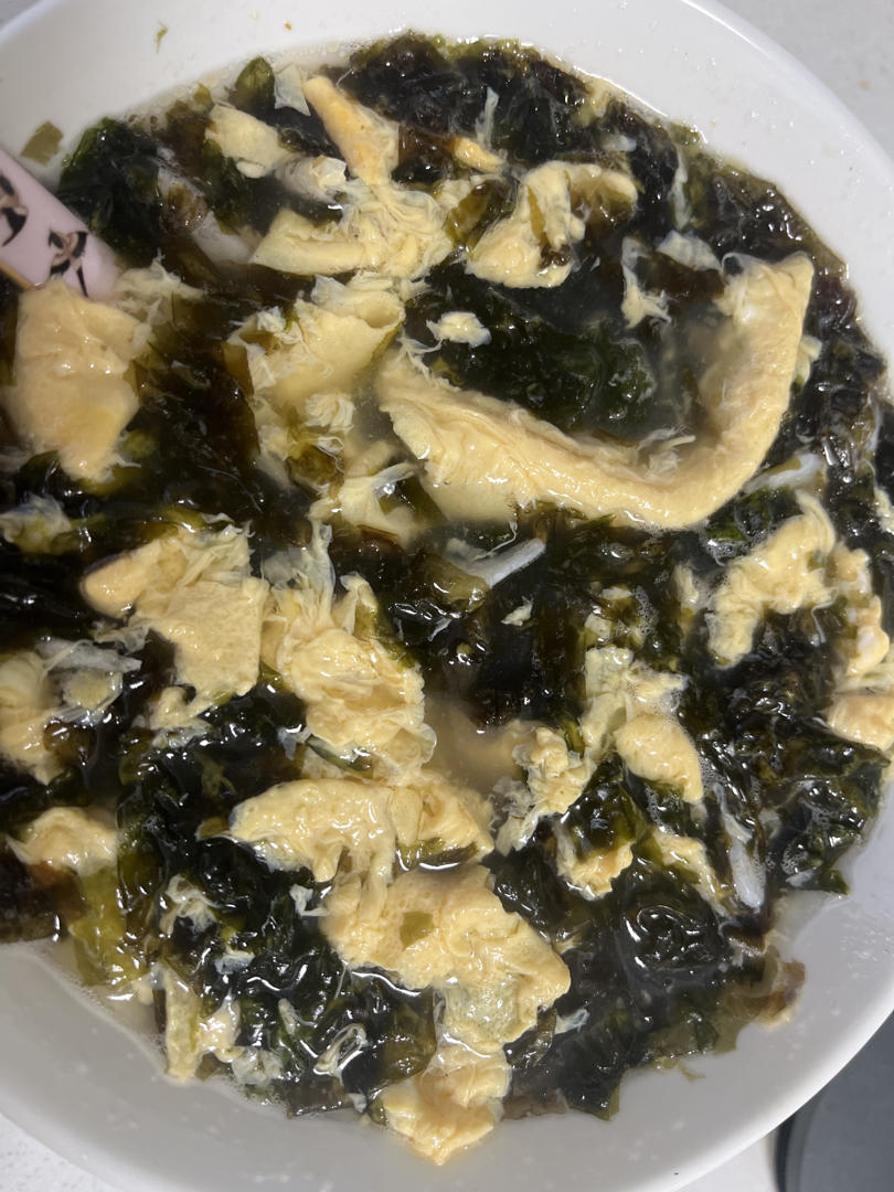 最鲜美好喝的「紫菜蛋花汤」