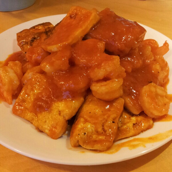 鲜虾番茄豆腐