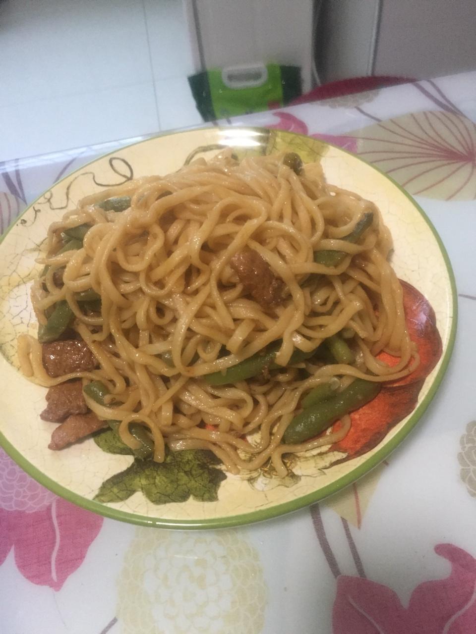 豆角焖面